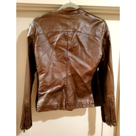 Marc New York Andrew Marc faux leather jacket coat - Picture 2 of 10